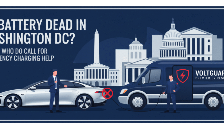 EV Battery Dead in Washington DC? Here’s Who to Call for Emergency Charging Help
