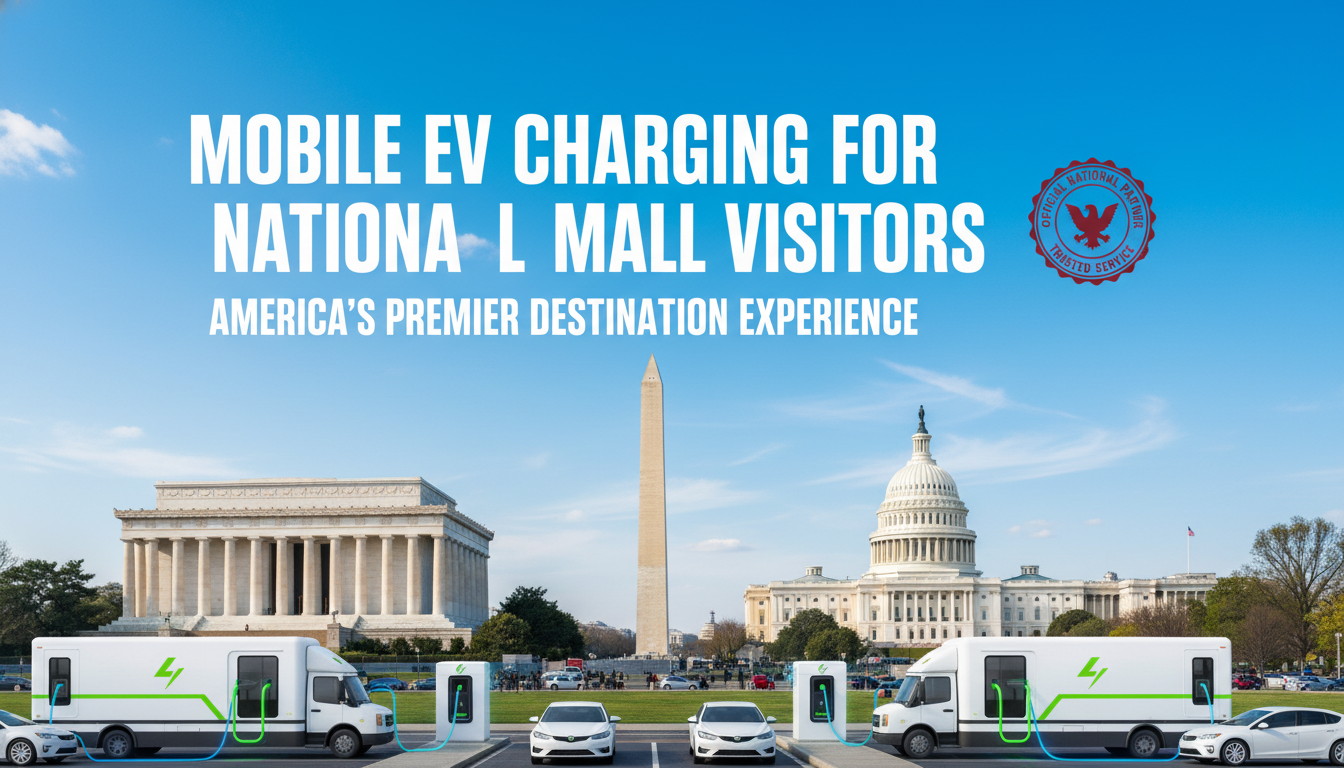National Mall Visitors: Mobile EV Charging for DC's Most Popular Tourist Destination