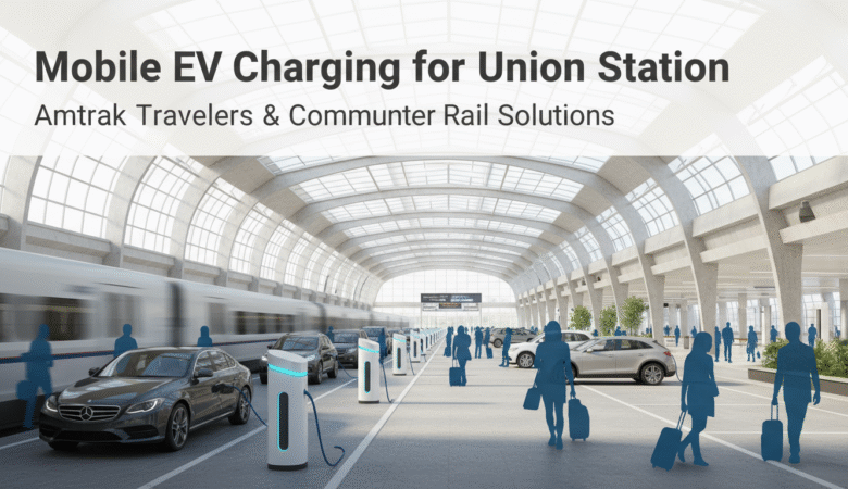 Union Station Charging: Mobile EV Solutions for Amtrak Travelers and Commuters