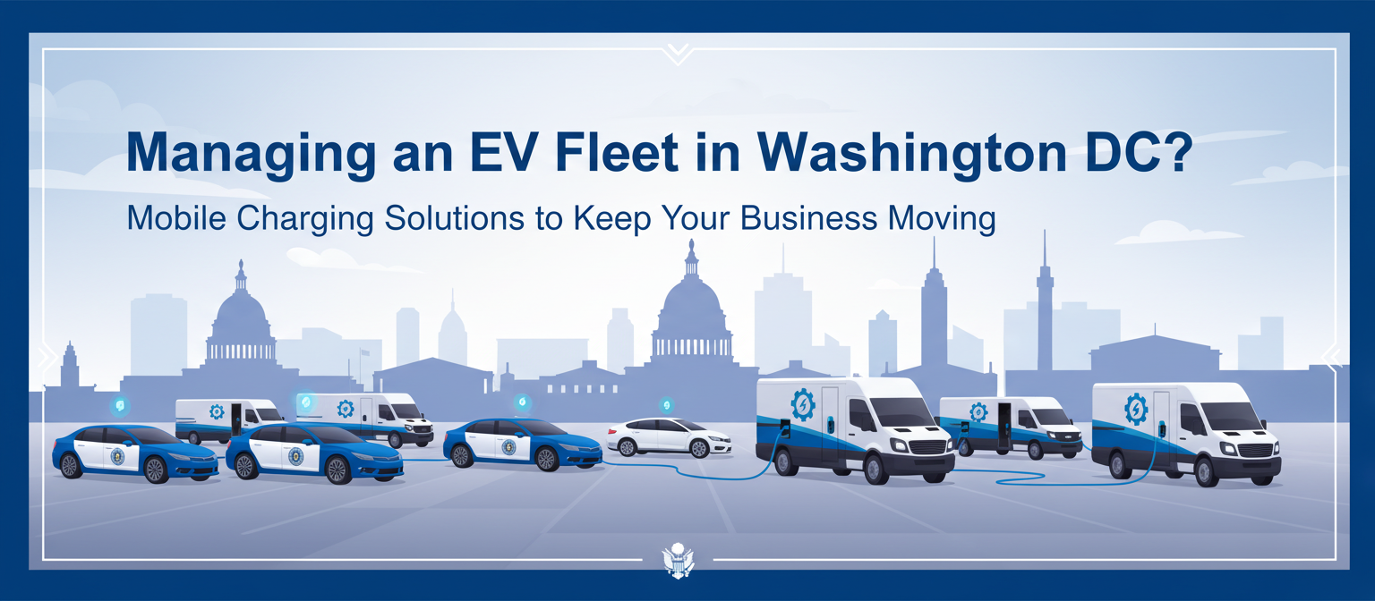Managing an EV Fleet in Washington DC? Mobile Charging Solutions to Keep Your Business Moving