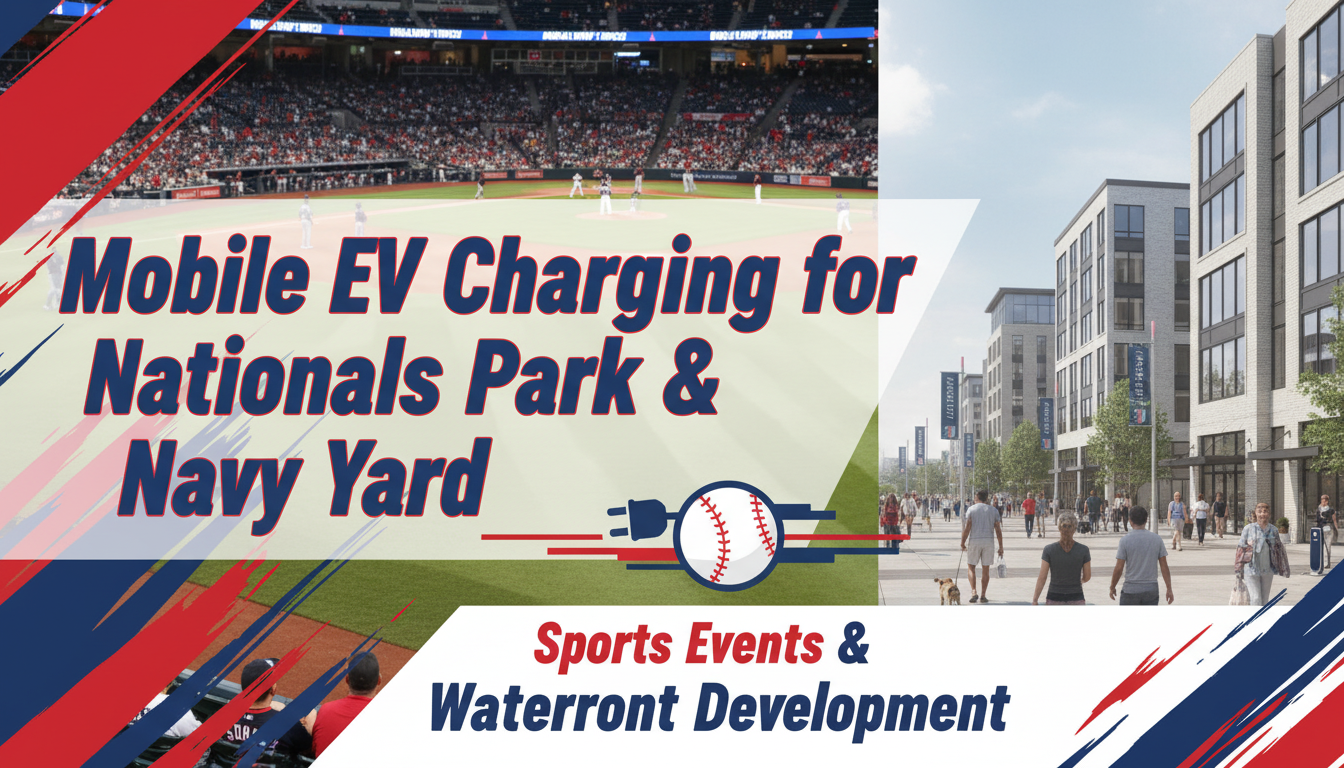 Nationals Park & Navy Yard Charging: Mobile EV Solutions for Sports Events and Waterfront Development